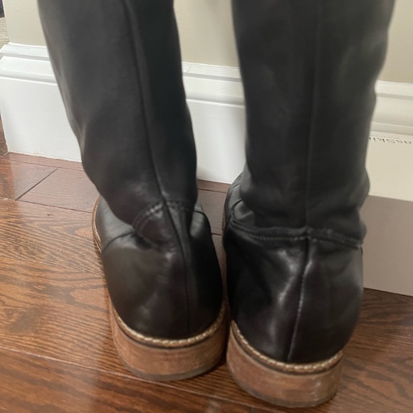 BP Tall Leather Black Boots - Picture 4 of 7